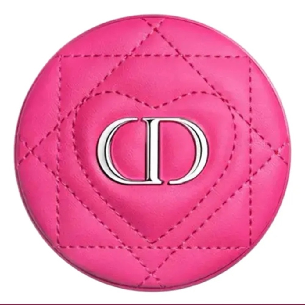 Dior Fuchsia Pink Quilted Compact Mirror - Picture 4 of 4
